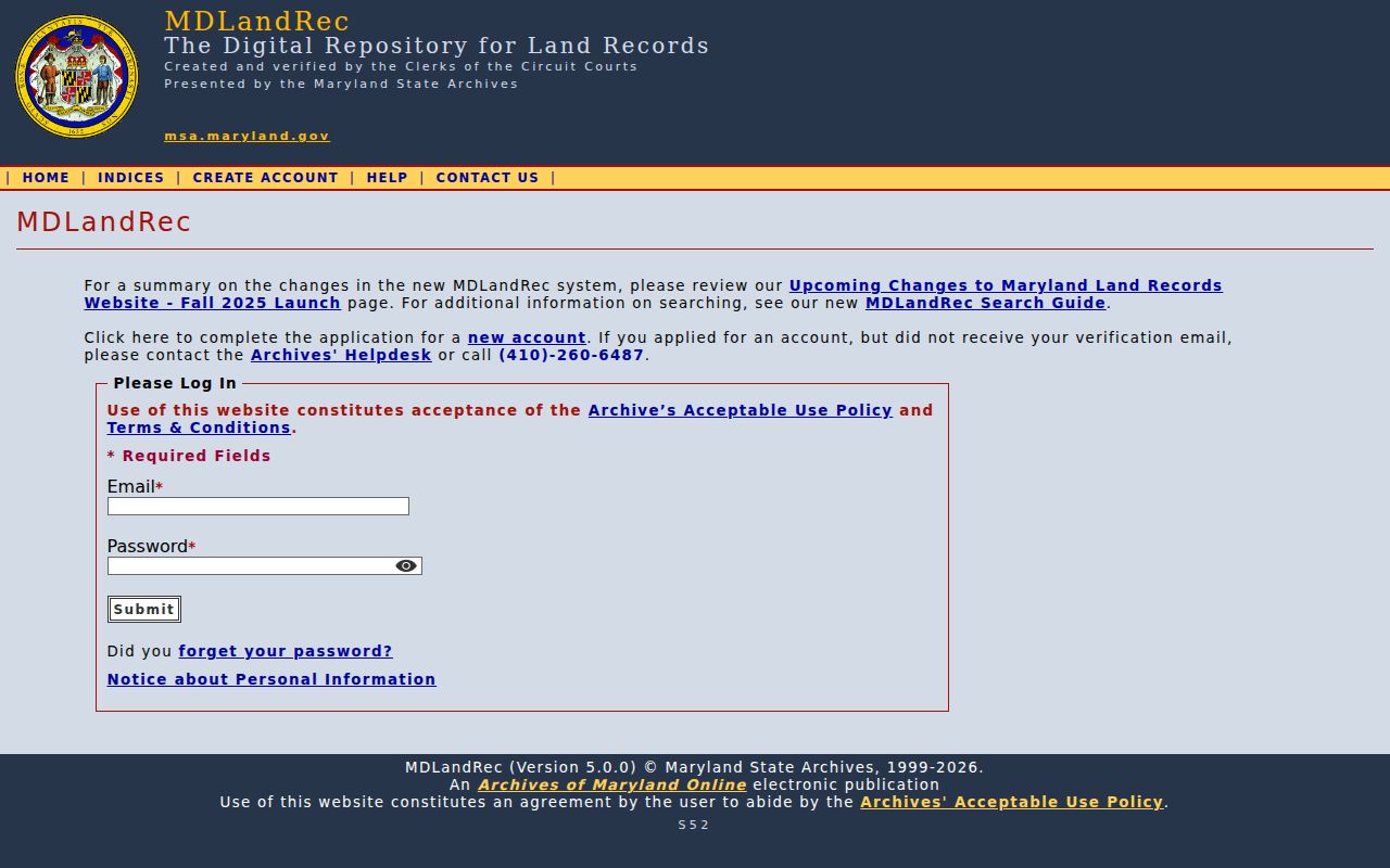 Randallstown people search through the MDLandRec land records gateway